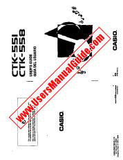 Voir CTK-558 pdf Mode d'emploi
